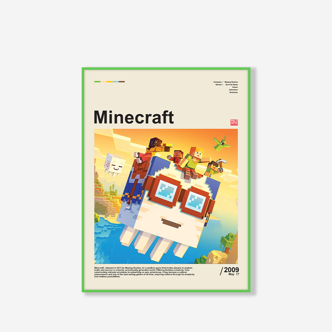 خرید و قیمت تابلو ماینکرفت Minecraft ماینکرفت کد 511038