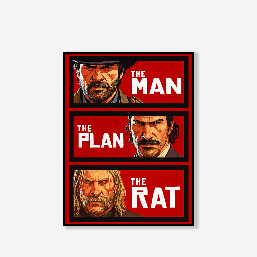 خرید و قیمت تابلو Red Dead Redemption رد دد ردمشن 511020