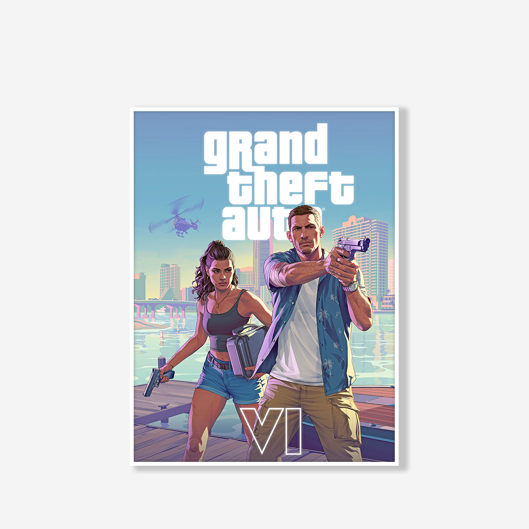خرید و قیمت تابلو GTA VI جی تی ای 6 511061