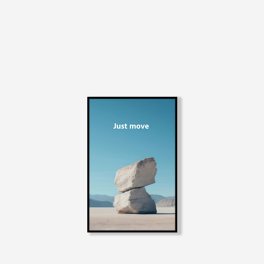 خرید و قیمت تابلو Just Move حرکت 524001